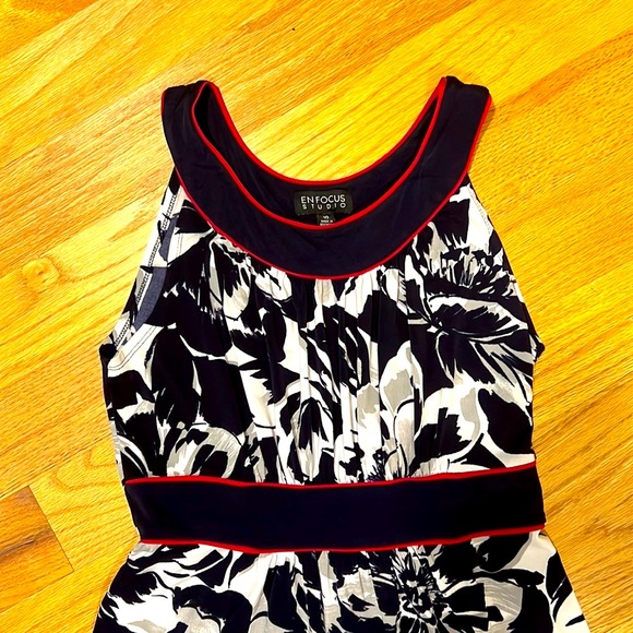 Enfocus  red white and blue🇺🇸 summer dress - Picture 2 of 4